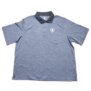 Mens Polo Shirt Short Sleeves Collar XL Black - Grey